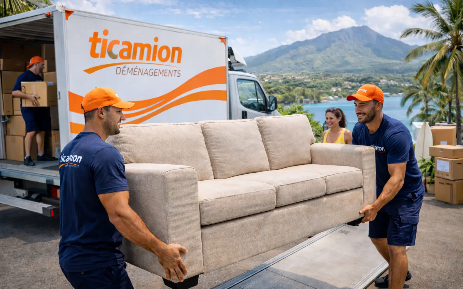 Déménagement professionnel à La Réunion